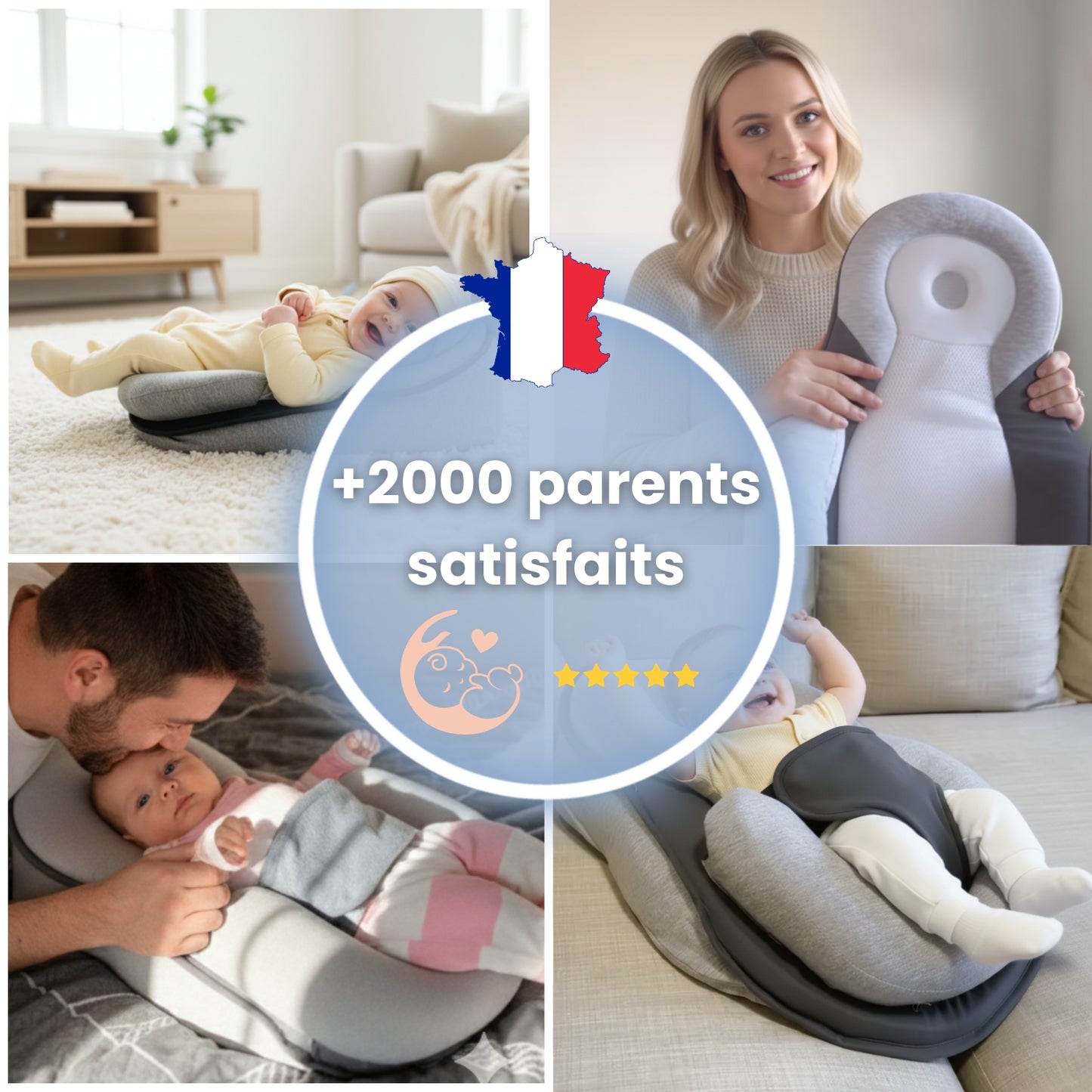 Nestrel – Le coussin qui soulage et protège votre bébé