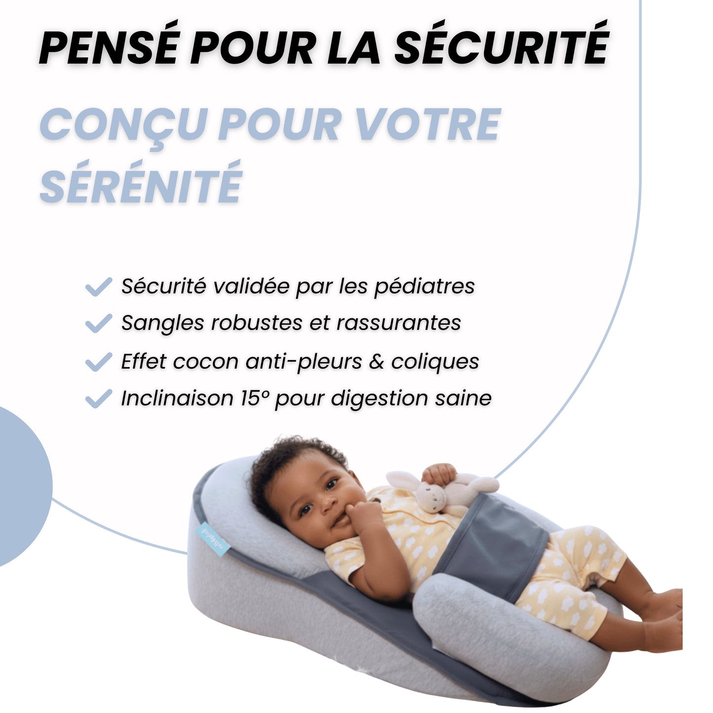 Nestrel – Le coussin qui soulage et protège votre bébé