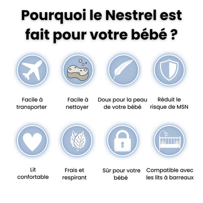 Nestrel – Le coussin qui soulage et protège votre bébé